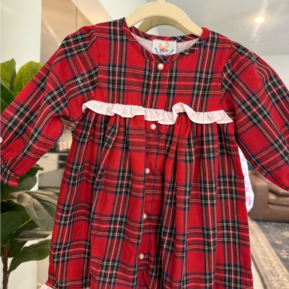 Plaid Red Kids Pajamas